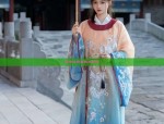 新中式收腰旗袍长袖