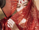 The Elegance of Cheongsam with a Neck-Hanging Design for Toast Ceremonies