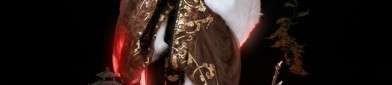 The Elegance of a Horseface Skirt with a Plunging Neckline and Bold Jacket