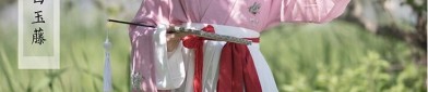 Winter Blue Hanfu Costumes for Girls:A Traditional Elegance