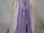 The Charm of Sleeve-to-Mid-Chest Cheongsam Dress with Three-Quarter Length Sleeves