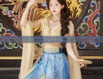The Enchantment of Hanfu for a Nine-Year-Old Child Girl