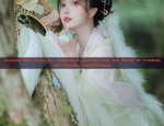 The Enchantment of Dark Cheongsam for Young Girls