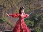 Red Pony Skirt Set for Girls A Fashionable and Traditional Choice