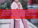 The Charm of Mini-Sized Cheongsam Skirt with Horseface Pattern for Women 158cm and Beyond)