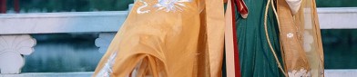 Little Girls in Cheongsam-Style Snow Chiffon Skirts