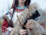 Winter Style of Long-Style Cape-like Hanfu for Women A Blend of Tradition and Modernity