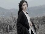 The Elegance of a Hanfu纱裙女子，传统与时尚的完美融合