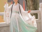 The Elegance of Hanfu:A Close Examination of White Intersection-collar Clothing