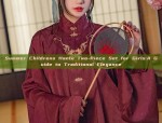 Traditional Chinese Womens Summer Attire:Embroidered Blouses with Mamin Qun Skirts