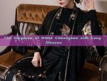 The Elegance of White Cheongsam with Long Sleeves