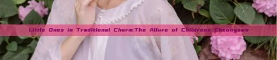 Little Ones in Traditional Charm:The Allure of Childrens Cheongsam