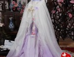 A Little Girls Hanfu Horseface Skirt and Hanfu Necklace:A Journey into Traditional Chinese Beauty