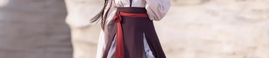 Red Traditional Chinese Style Top to Match with Horseface Skirt