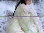 The Red Hanfu Costume of a Middle School Girl:A Glimpse into Ancient Chinese Elegance