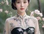 Stylish Mini-Size Cheongsam Two-Piece Set:A Fashionable and Comfortable Choice