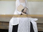 Summer Fashion Statement:Long-sleeved Cheongsam-style Qipao with Flare Skirt