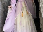 The Splendor of Black Ming-Style Hanfu Upper Clothing