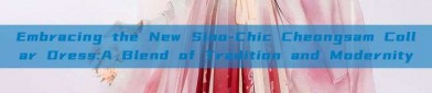 Embracing the New Sino-Chic Cheongsam Collar Dress:A Blend of Tradition and Modernity