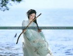 Lace Cheongsam Dress with Stylish Blouson for a Flattering Belly Silhouette