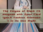 The Enigma of Black Cheongsam with Open Cardigan:A Fashion Statement in its Own Right