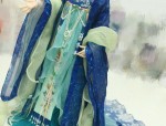 Splendor of the Hanfu:A Red Chest-Length Robe with a Skirt Length of 12 Meters