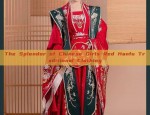 The Splendor of Chinese Girls Red Hanfu Traditional Clothing