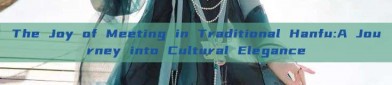 The Joy of Meeting in Traditional Hanfu:A Journey into Cultural Elegance