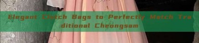Elegant Clutch Bags to Perfectly Match Traditional Cheongsam