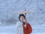 Winter Red Hanfu Cape:A Tale of Traditional Elegance for Women
