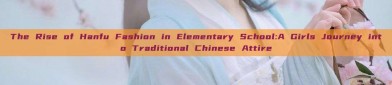 The Rise of Hanfu Fashion in Elementary School:A Girls Journey into Traditional Chinese Attire