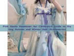 Pink Hanfu Headwear for Children:A Guide to Styling Autumn and Winter Hair Accessories