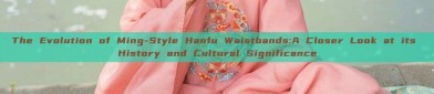 The Evolution of Ming-Style Hanfu Waistbands:A Closer Look at its History and Cultural Significance
