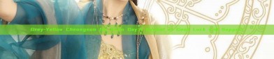 Grey-Yellow Cheongsam for Exam Day:A Symbol of Good Luck and Support