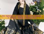 Ming-Style Hanfu with Autumn-Winter Cloud-Shoulder for Little Girls