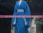 The Splendor of Red Hanfu Aircraft-袖ed Top