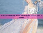 Vintage-Inspired Girls Cheongsam Dress for Summer