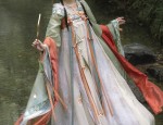 The Splendor of Orange Hanfu:Embracing the Chest-High Tradition