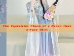 The Equestrian Charm of a Brown Horse-Face Skirt