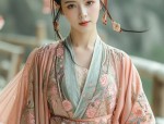 The Ethereal Charm of a Golden Yellow Hanfu with a Camisole