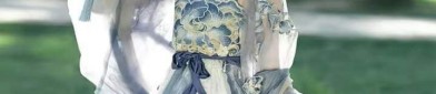 A Little Girls Fashion Statement:The Plum-Blossom Skirt with Horseface Design and Standing Collar