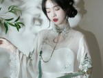 The Elegance of a Hanfu Bride in Traditional Chinese Wedding Ceremony