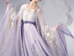 Mid-Length Sleeve Cheongsam Skirt with Three-Quarter Length Thin Fabric Design