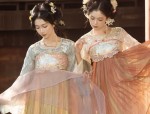 Ethereal Beauty in Traditional Chinese Hanfu Skirt