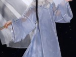 Starry Sky Deer:The Enchantment of Hanfu Fashion with a Cosmic Touch