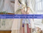 The Splendor of Chinese Traditional Dress:Childrens Hanfu Skirts for Big Kids