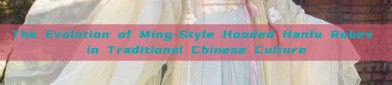 The Evolution of Ming-Style Hooded Hanfu Robes in Traditional Chinese Culture