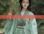 The Splendor of Tang-Style Hanfu:A Purple Chest-High Robe with a Skirt of Elegance