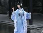A Tale of Elegance in a Pink Silk-Velvet Cheongsam