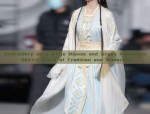 Vibrant Red:The Charm of Waist-Length Hanfu Traditional Chinese Clothing